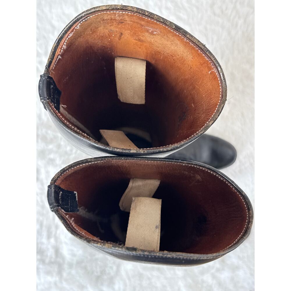 Vintage E. Vogel Custom Field Riding Boots 16.5” 14” Calf US 7 - Picture 14 of 16